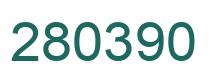 Número 280390 imagen verde