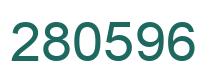 Número 280596 imagen verde