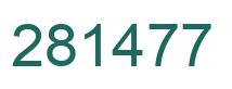 Número 281477 imagen verde