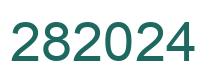 Número 282024 imagen verde