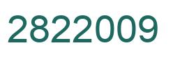 Número 2822009 imagen verde