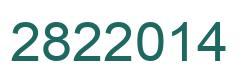 Número 2822014 imagen verde