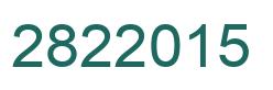 Número 2822015 imagen verde