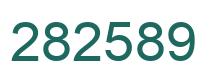 Número 282589 imagen verde