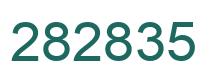 Número 282835 imagen verde