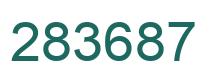 Número 283687 imagen verde