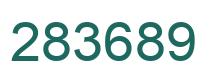 Número 283689 imagen verde