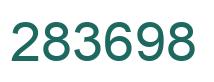 Número 283698 imagen verde