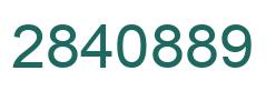 Número 2840889 imagen verde