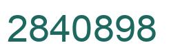 Número 2840898 imagen verde