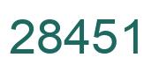 Número 28451 imagen verde