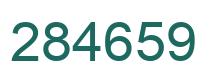 Número 284659 imagen verde