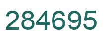 Número 284695 imagen verde