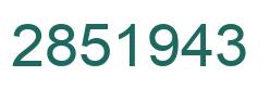 Número 2851943 imagen verde