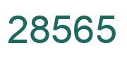 Número 28565 imagen verde