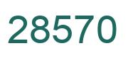 Número 28570 imagen verde