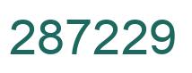 Número 287229 imagen verde