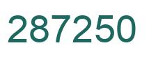 Número 287250 imagen verde
