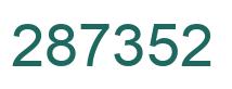 Número 287352 imagen verde