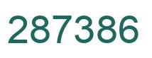 Número 287386 imagen verde