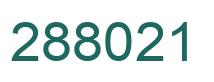 Número 288021 imagen verde