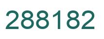 Number 288182 green image