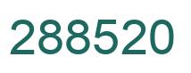 Número 288520 imagen verde
