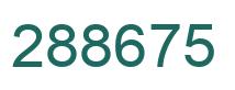Número 288675 imagen verde