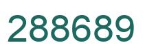Número 288689 imagen verde