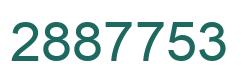 Number 2887753 green image