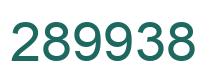 Number 289938 green image