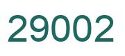 Number 29002 green image