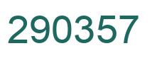 Número 290357 imagen verde