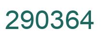 Número 290364 imagen verde