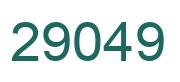 Número 29049 imagen verde