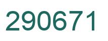 Número 290671 imagen verde