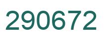 Número 290672 imagen verde