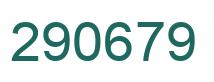 Número 290679 imagen verde