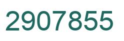 Number 2907855 green image