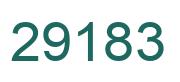 Número 29183 imagen verde