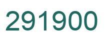 Number 291900 green image