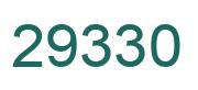 Number 29330 green image