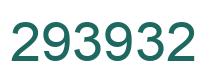 Number 293932 green image