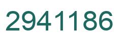 Número 2941186 imagen verde