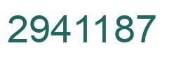 Número 2941187 imagen verde