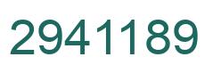 Número 2941189 imagen verde