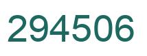 Número 294506 imagen verde
