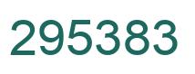 Número 295383 imagen verde