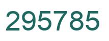 Número 295785 imagen verde