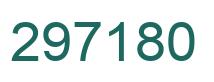 Number 297180 green image